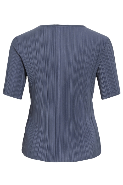 Vila viplisa o-neck s/s top - noos